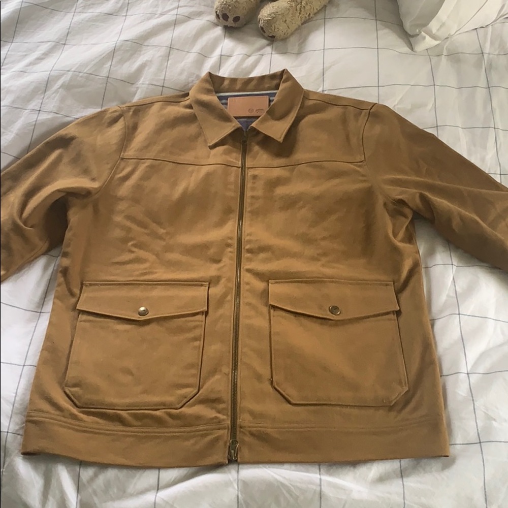 Taylor Stitch Mechanic Jacket in British Khaki